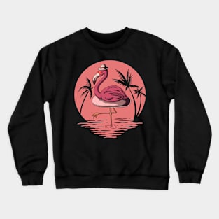 Retro flamingo Crewneck Sweatshirt